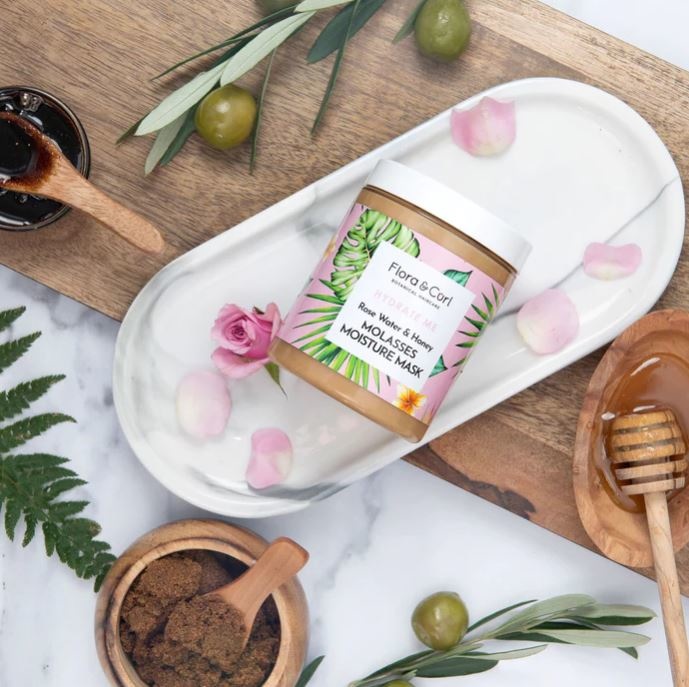 Flora & Curl Rose Water & Honey Molasses Moisture Mask Schweiz