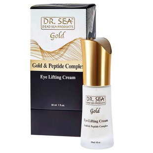 Lifting eye cream with gold and peptide complex