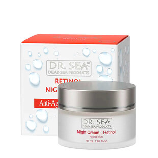 Retinol night cream for mature skin