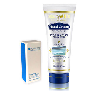 Hand and nail cream + buffing block