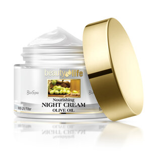 Night cream with olive oil