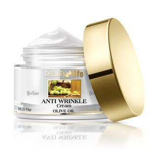 Anti-wrinkle cream with olive oil