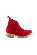 San Miguel Shoes Botin Luneta kersenrood B8