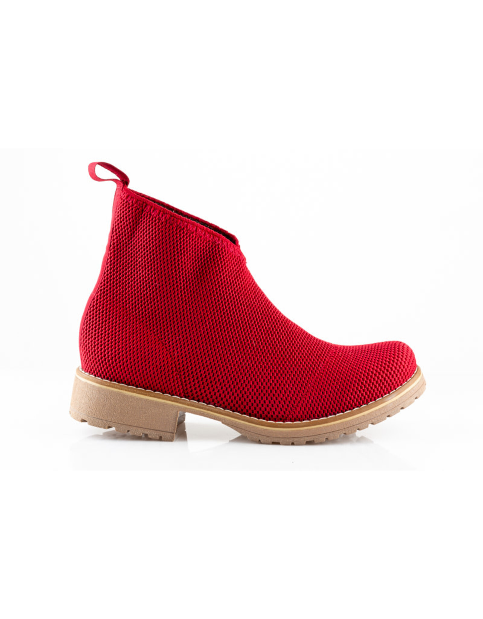 San Miguel Shoes Botin Luneta kersenrood B8