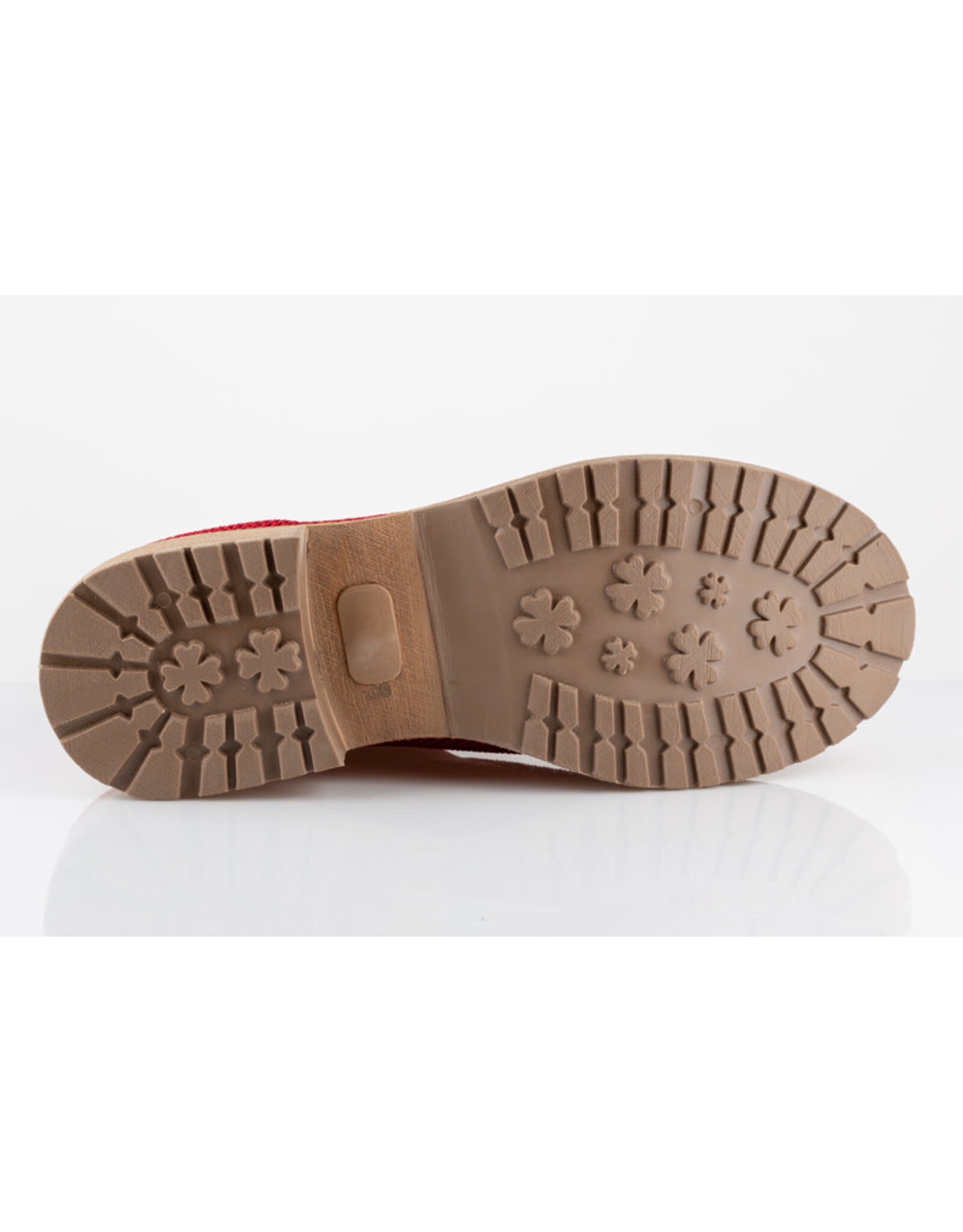 San Miguel Shoes Botin Luneta kersenrood B8