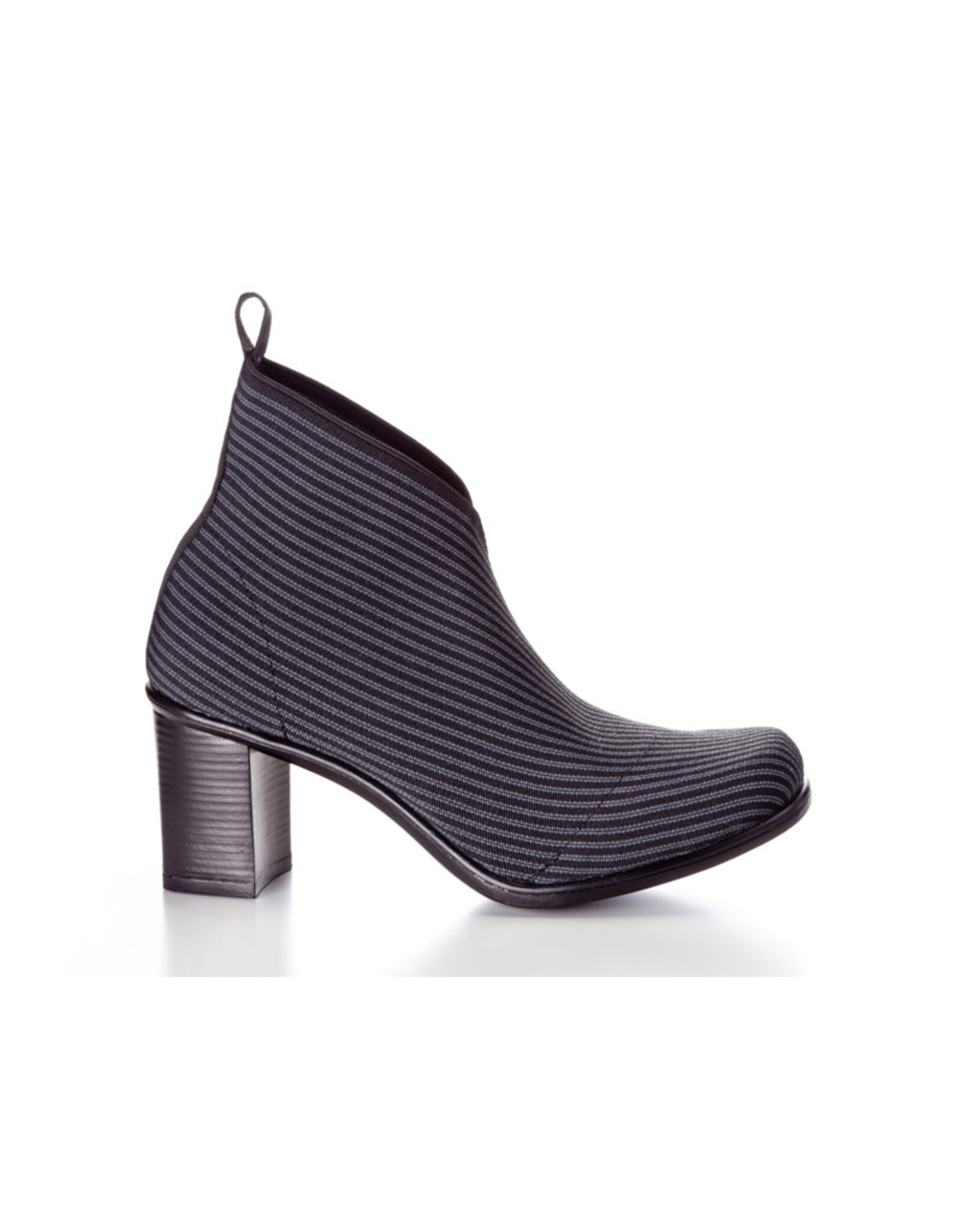 San Miguel Shoes Botin Monaco blauw/zwarte streep B13