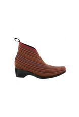 San Miguel Shoes Botin Oregon zwart+roodmulti B23