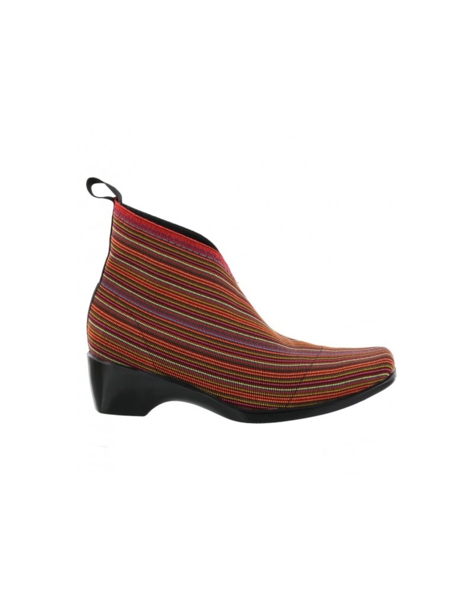San Miguel Shoes Botin Oregon zwart+roodmulti B23