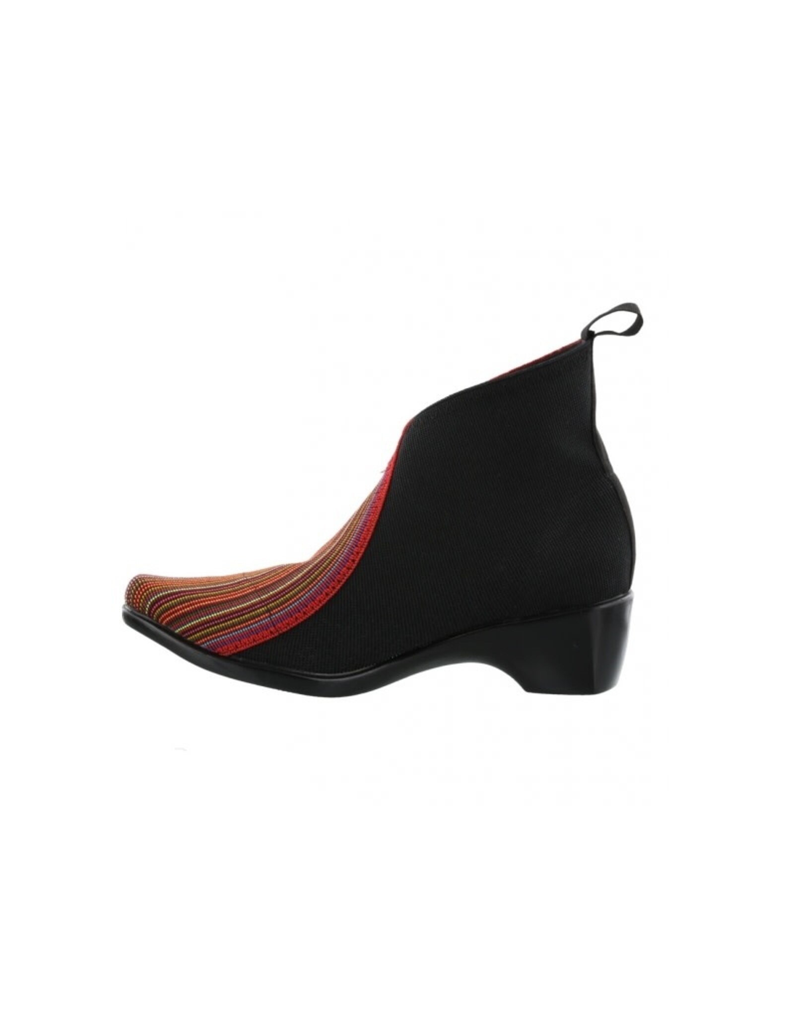 San Miguel Shoes Botin Oregon zwart+roodmulti B23