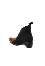 San Miguel Shoes Botin Oregon zwart+roodmulti B23