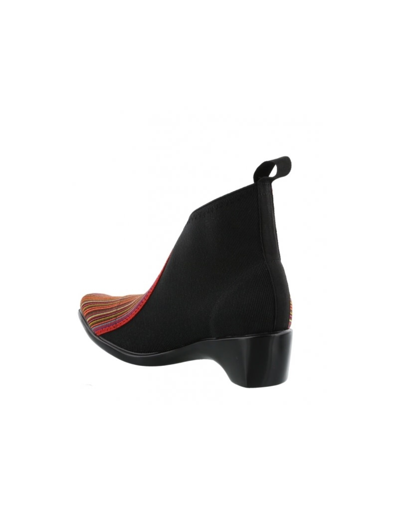 San Miguel Shoes Botin Oregon zwart+roodmulti B23