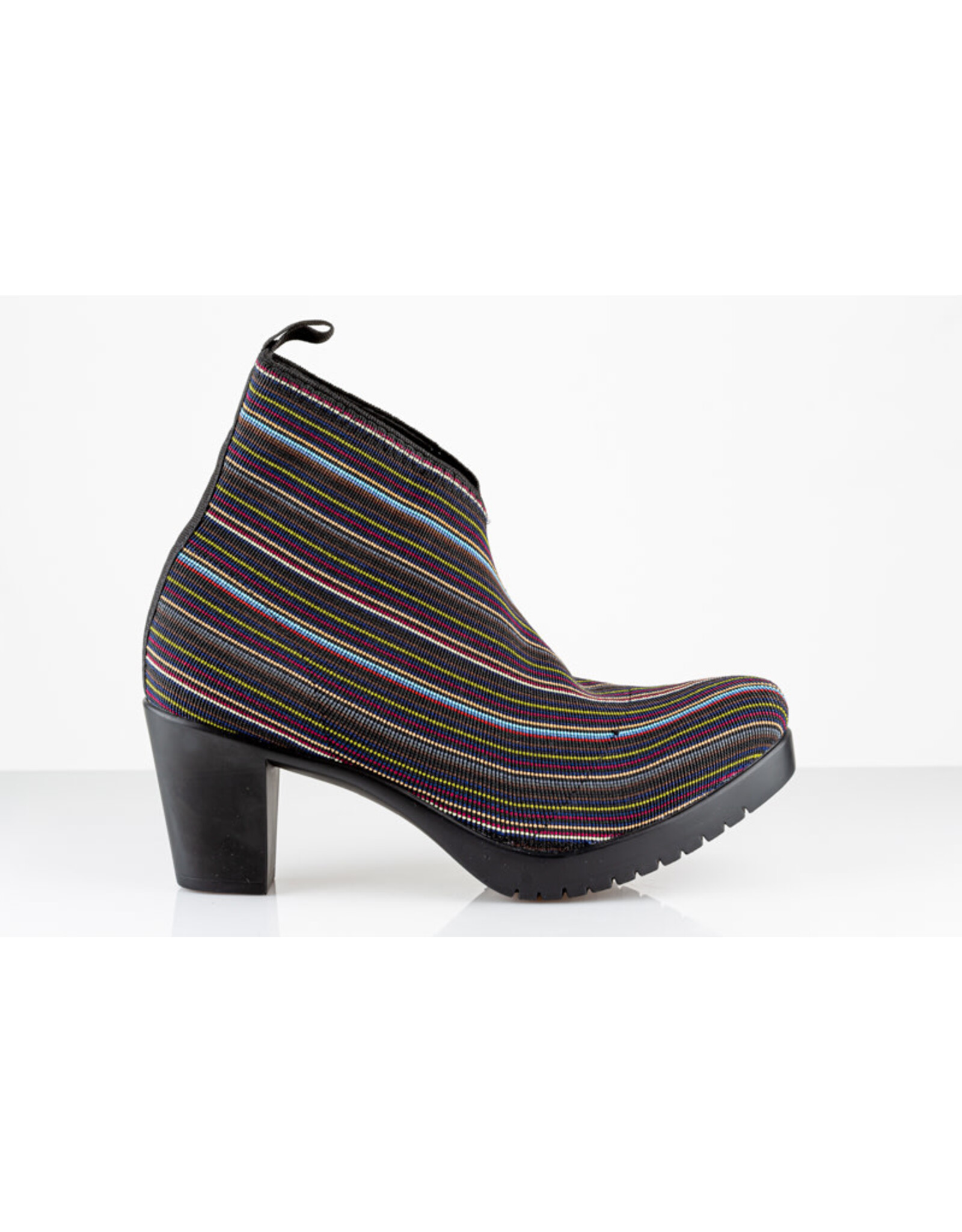 San Miguel Shoes Botin Torino zwart serpentine B32