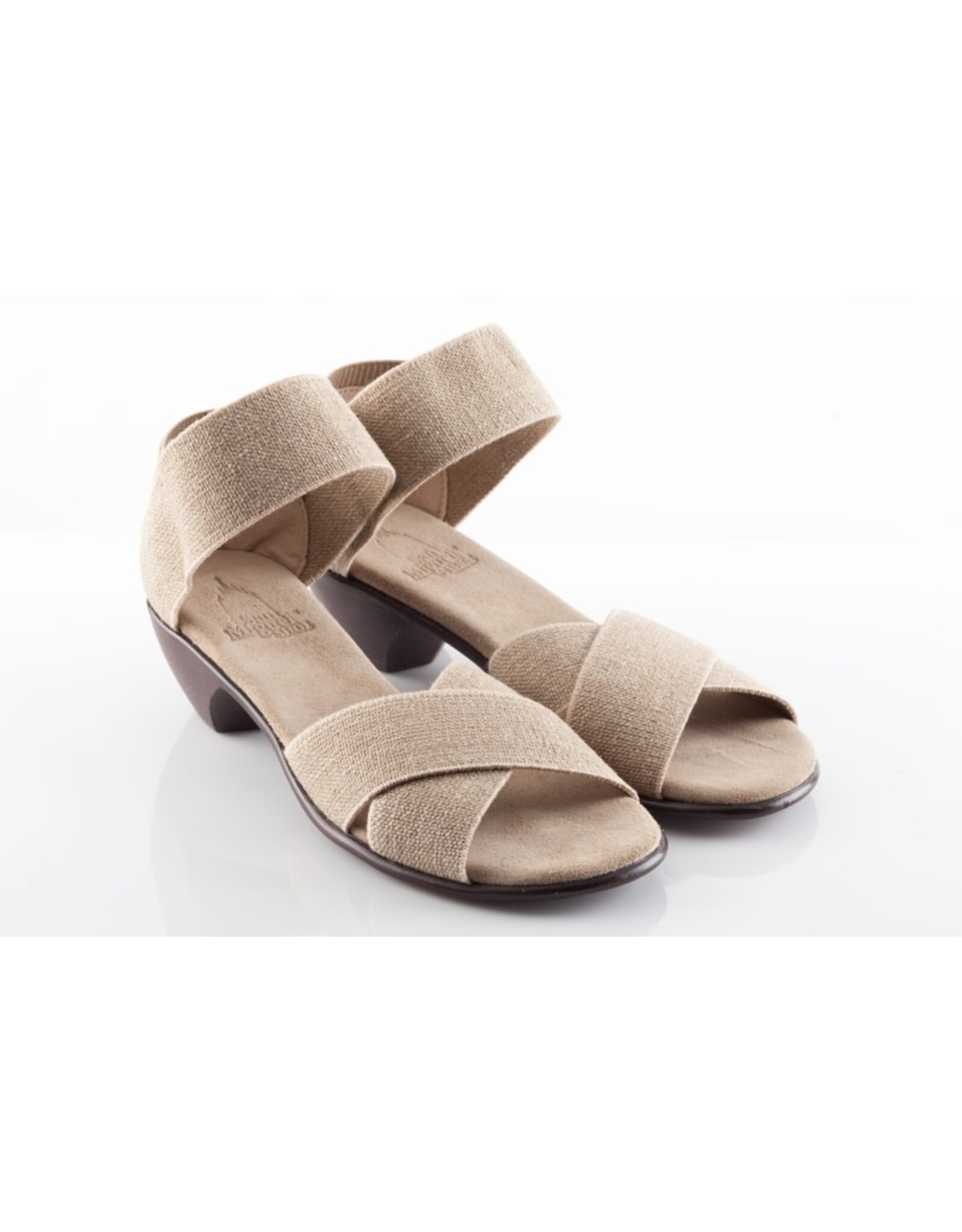 San Miguel Shoes Carol Anemone beige linnen