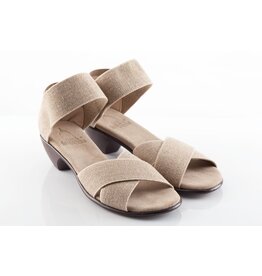 San Miguel Shoes Carol Anemone beige linnen