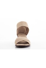 San Miguel Shoes Carol Anemone beige linnen