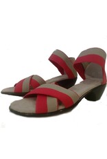 San Miguel Shoes Carol Anemone beige/rood