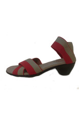 San Miguel Shoes Carol Anemone beige/rood