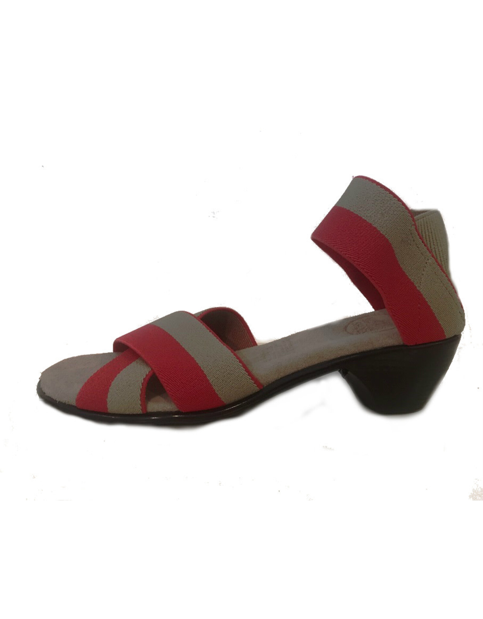 San Miguel Shoes Carol Anemone beige/rood