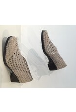 San Miguel Shoes Mocasin Loren beige open