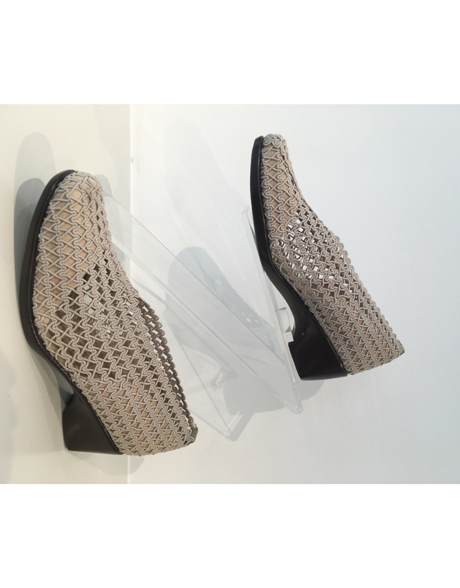 San Miguel Shoes Mocasin Loren beige open