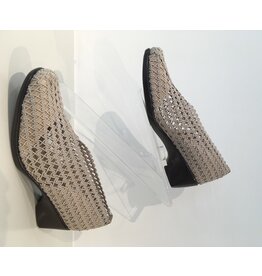 San Miguel Shoes Mocasin Loren beige open