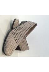 San Miguel Shoes Mocasin Loren beige open