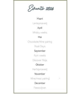 Ontdek onze events 2026