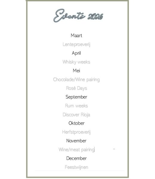 Ontdek onze events 2026