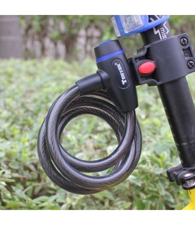 Fietsslot | Ketting Fietsslot | Anti-Diefstal | Kabelslot |12mm x 120cm | Zwart