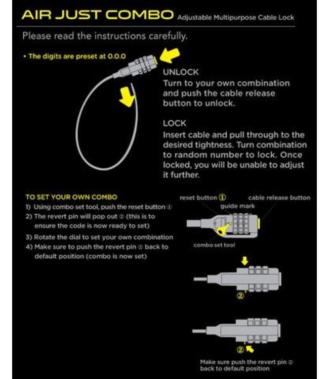 Kettingslot | Fietsslot Cijferslot | Design Winnaar