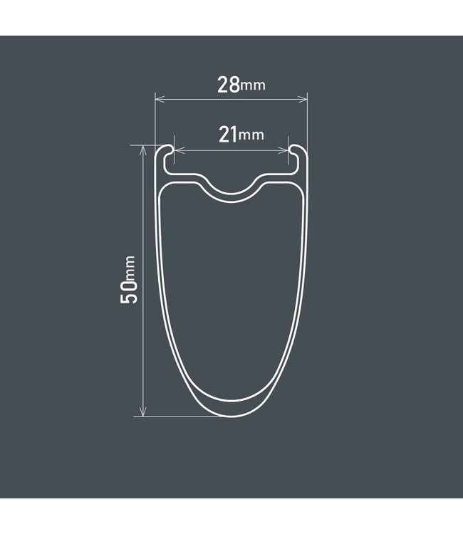Shimano Ultegra R8170 C50 Disc Racefiets Wielen