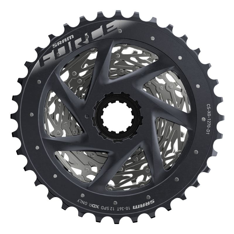 SRAM FORCE XG-1270 Cassette | XDR | 12-voudig | E1 - zilver