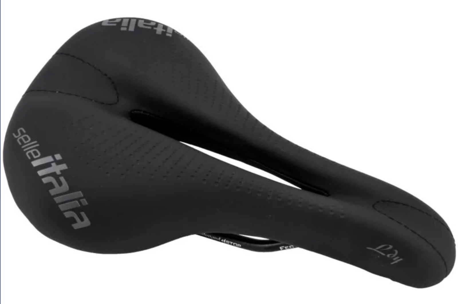 Sella Selle Italia Lady Gel Flow Per Donna – Anatomic Con Foro Flow, Imbottitura In Gel, Telaio Manganese, Cover Fibra-Tek, Disponibile In S2 E L2, Made In Italy