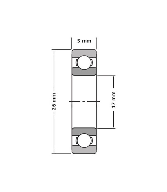WP.  Lagers ABEC 3 / P6