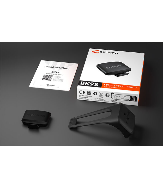 Snelheidssensor geschikt voor Garmin, Wahoo, Hammerhead, Sigma, Mio, etc