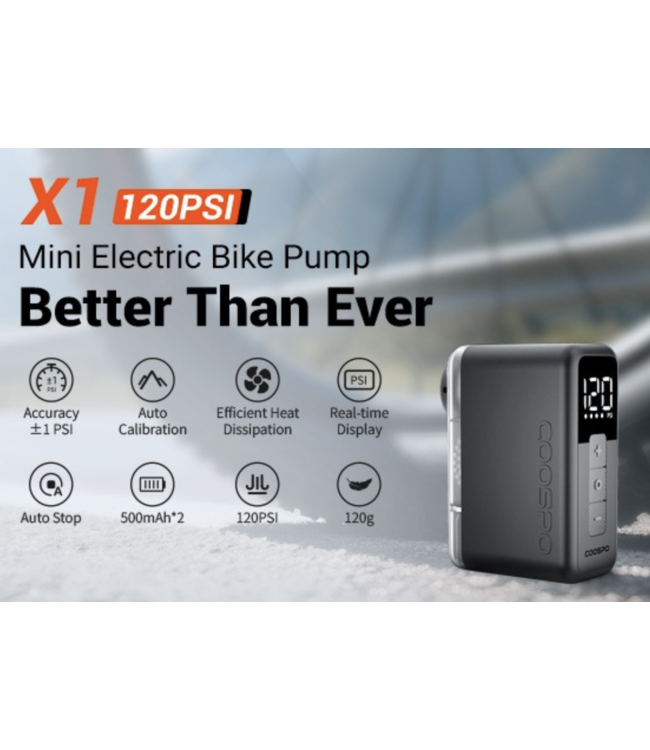 Elektrische Mini Fietspomp Compressor