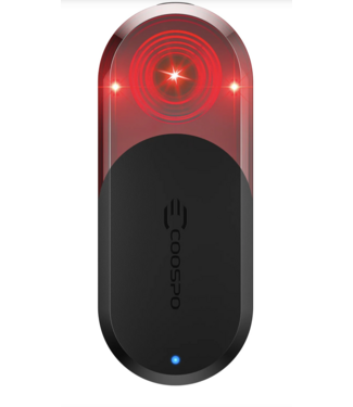 Coospo TR70 Smart Radar Achterlicht Verlichting Geschikt voor Garmin, Wahoo, Hammerhead, Sigma, Mio, etc