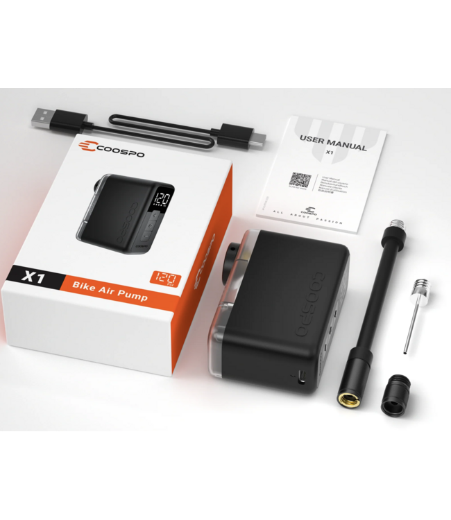 Elektrische Mini Fietspomp Compressor