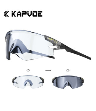 Kapvoe Kapvoe K410 Sportbril – Fotochromatische frameless fietsbril