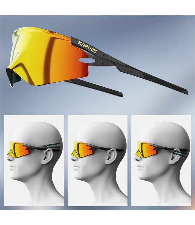 Kapvoe K410 Sportbril – Fotochromatische frameless fietsbril