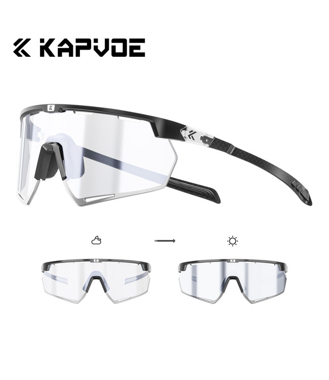 Kapvoe K432 Sportbril – Fotochromatische fietsbril