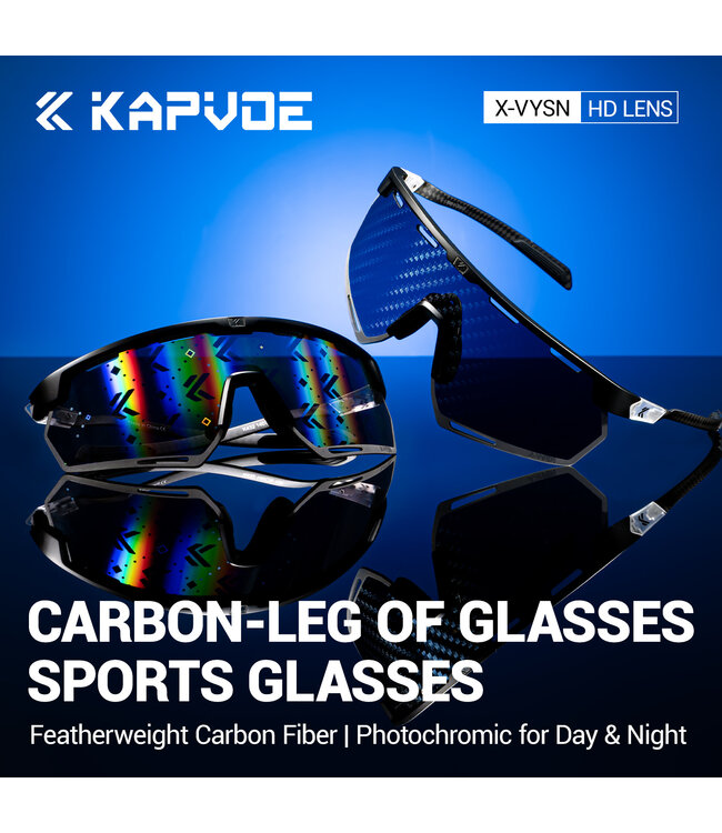 Kapvoe K432 Sportbril – Fotochromatische fietsbril