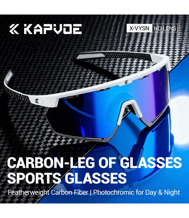 Kapvoe K432 Sportbril – Fotochromatische fietsbril