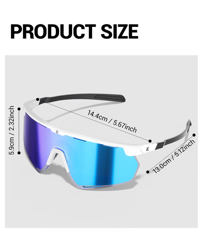 Kapvoe K432 Sportbril – Fotochromatische fietsbril