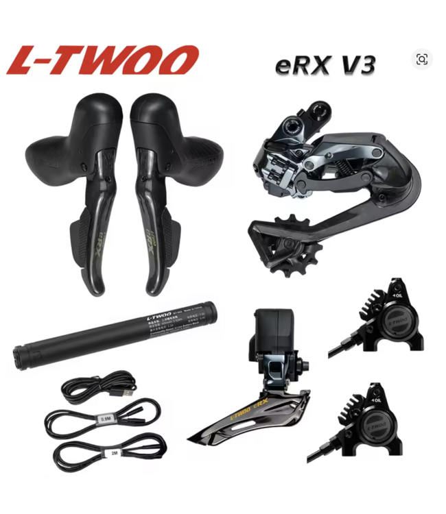 L-TWOO eRX Elektronische Racefiets Groepset – 2×10/11/12 Speed (Draadloos, Hydraulisch)