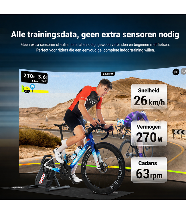 COOSPO T10 Smart Trainer – Direct Drive Fietstrainer
