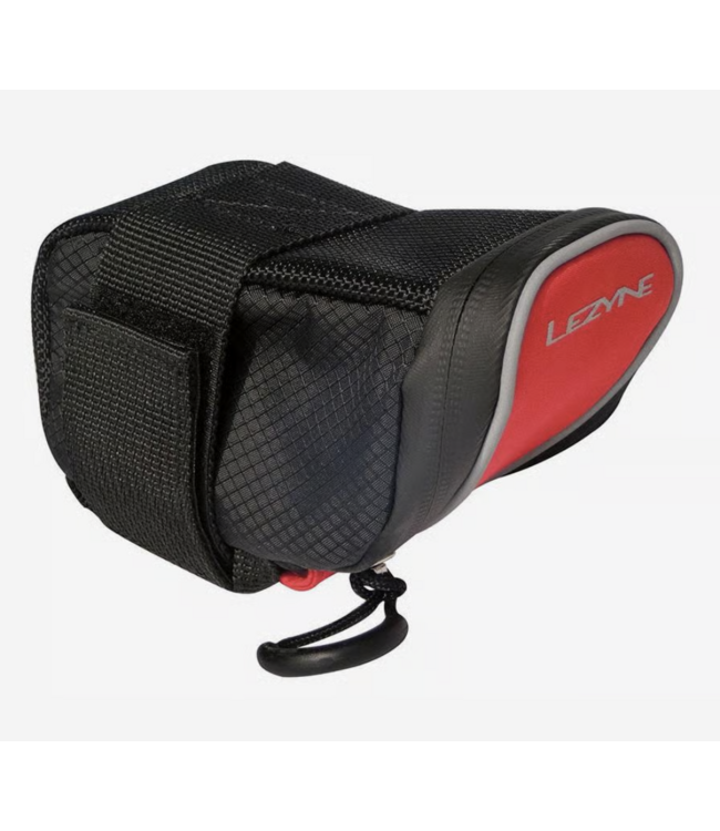 Lezyne Micro Caddy S Zadeltasje 0,1 L – Rood/Zwart