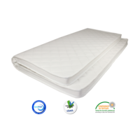 Traagschuim oplegmatras tot 120cm breed