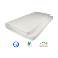 Traagschuim oplegmatras tot 130cm breed