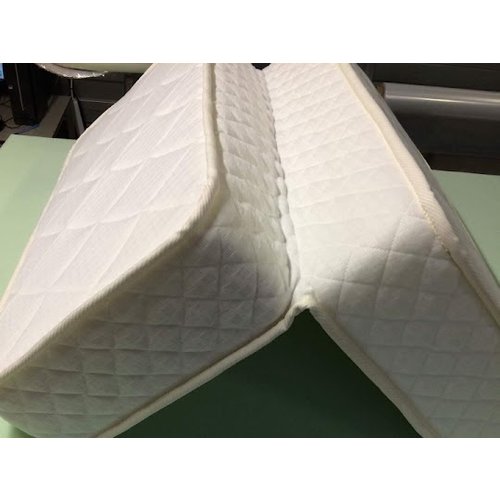 Matrassenmaker Opklapmatras met schuine zijde caravan camper koudschuim HR55